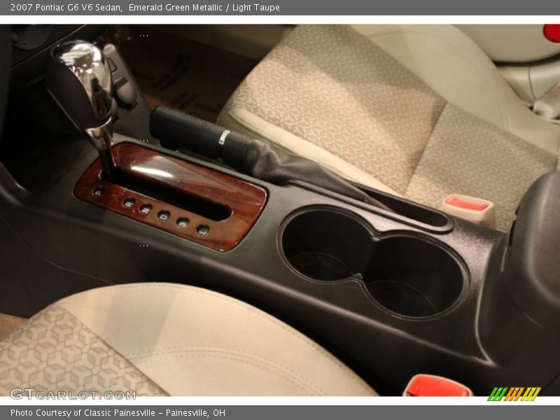 Emerald Green Metallic / Light Taupe 2007 Pontiac G6 V6 Sedan