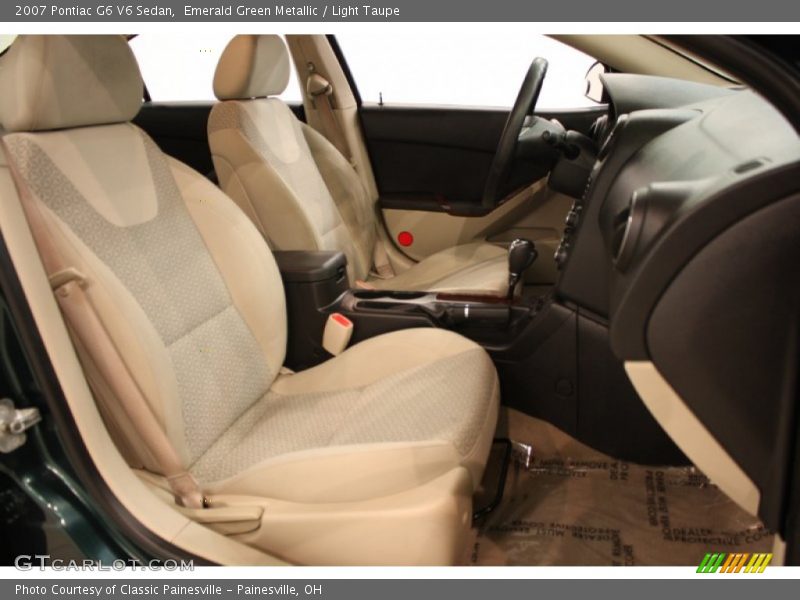 Emerald Green Metallic / Light Taupe 2007 Pontiac G6 V6 Sedan