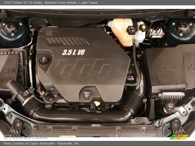 Emerald Green Metallic / Light Taupe 2007 Pontiac G6 V6 Sedan