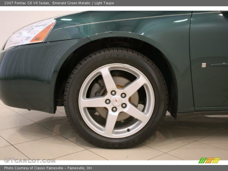Emerald Green Metallic / Light Taupe 2007 Pontiac G6 V6 Sedan