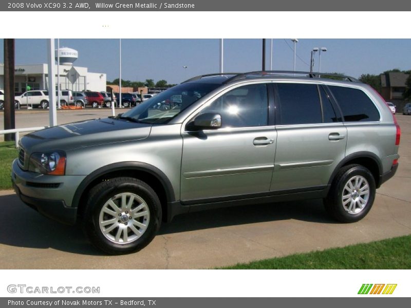 Willow Green Metallic / Sandstone 2008 Volvo XC90 3.2 AWD