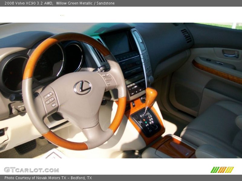 Willow Green Metallic / Sandstone 2008 Volvo XC90 3.2 AWD