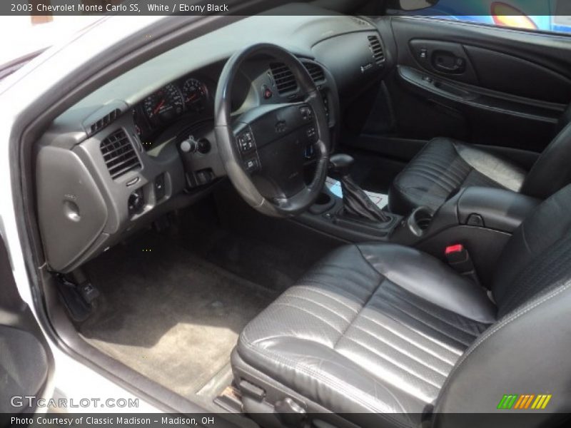 White / Ebony Black 2003 Chevrolet Monte Carlo SS