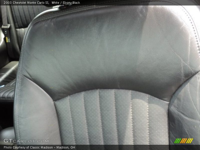 White / Ebony Black 2003 Chevrolet Monte Carlo SS