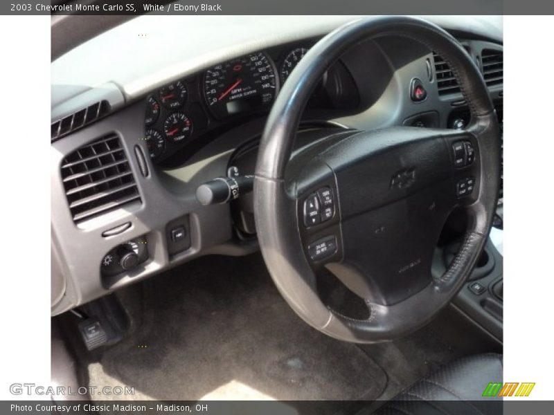 White / Ebony Black 2003 Chevrolet Monte Carlo SS