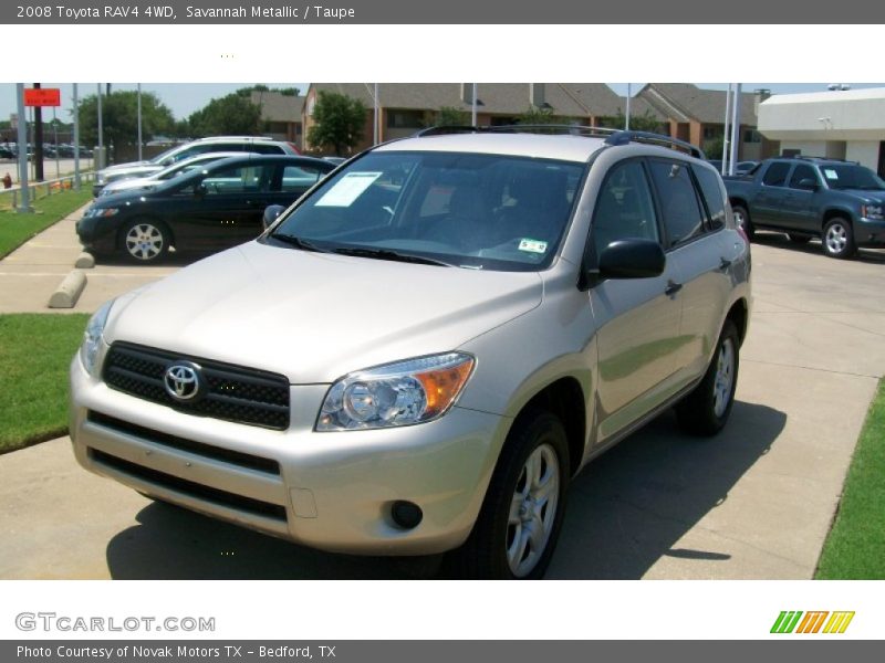 Savannah Metallic / Taupe 2008 Toyota RAV4 4WD