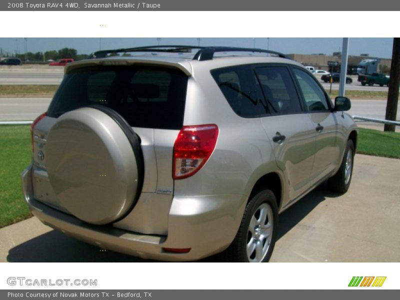 Savannah Metallic / Taupe 2008 Toyota RAV4 4WD