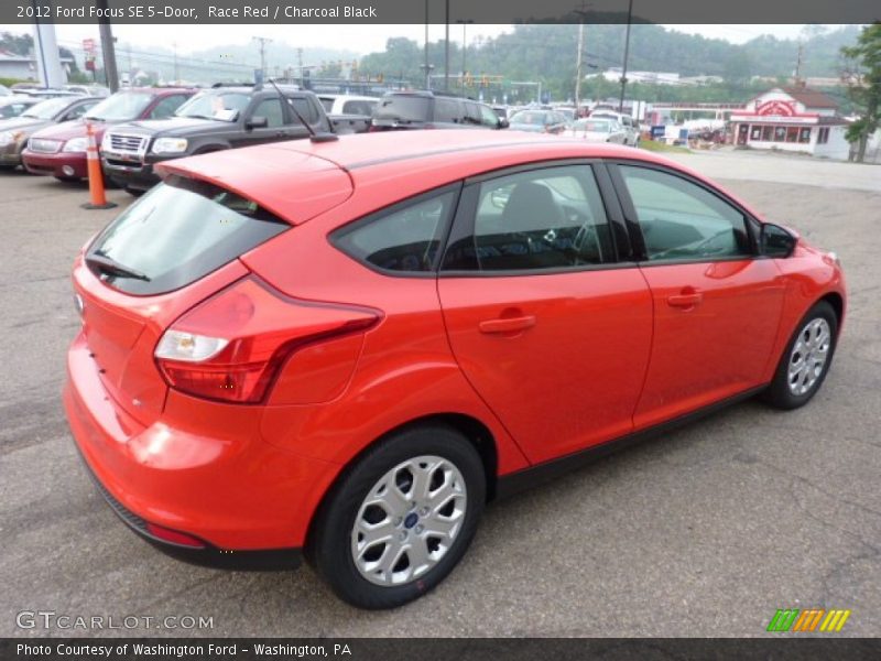 Race Red / Charcoal Black 2012 Ford Focus SE 5-Door