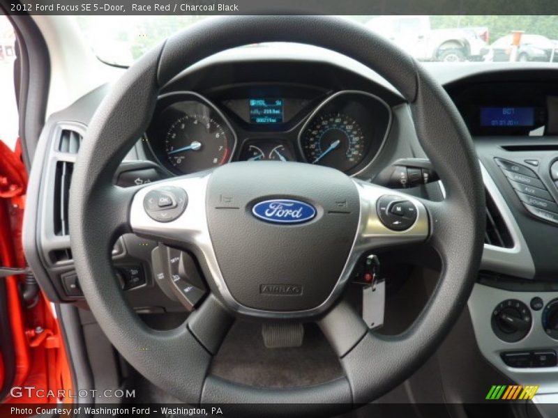 Race Red / Charcoal Black 2012 Ford Focus SE 5-Door
