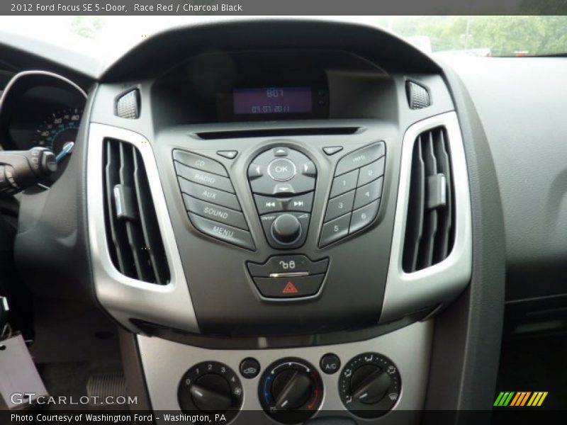 Race Red / Charcoal Black 2012 Ford Focus SE 5-Door