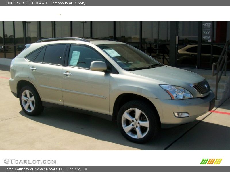 Bamboo Pearl / Ivory 2008 Lexus RX 350 AWD