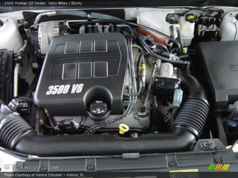 Ivory White / Ebony 2005 Pontiac G6 Sedan
