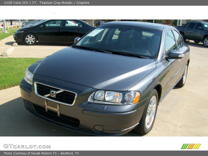 Titanium Gray Metallic / Graphite 2008 Volvo S60 2.5T