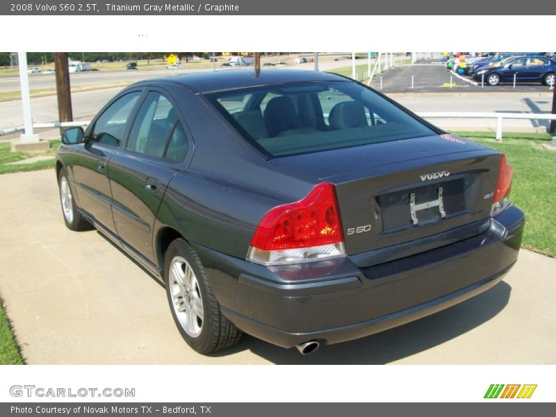 Titanium Gray Metallic / Graphite 2008 Volvo S60 2.5T