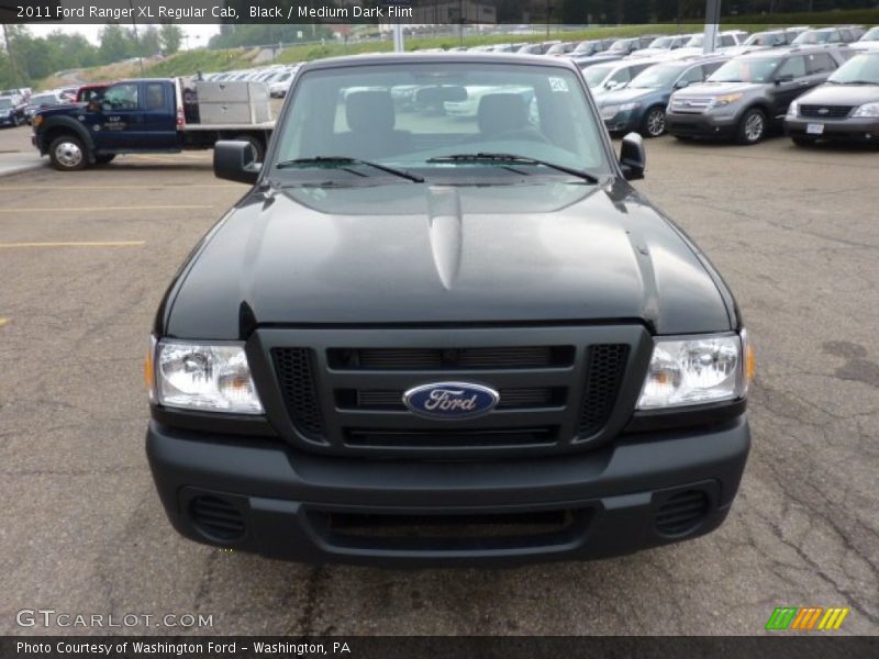 Black / Medium Dark Flint 2011 Ford Ranger XL Regular Cab