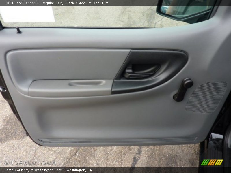 Black / Medium Dark Flint 2011 Ford Ranger XL Regular Cab