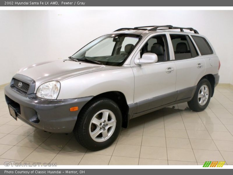 Pewter / Gray 2002 Hyundai Santa Fe LX AWD