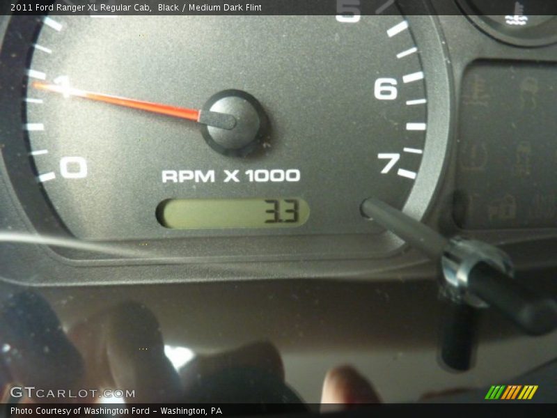 Black / Medium Dark Flint 2011 Ford Ranger XL Regular Cab