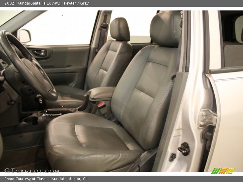 Pewter / Gray 2002 Hyundai Santa Fe LX AWD