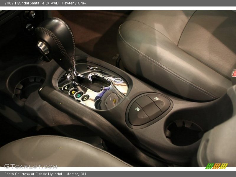 Pewter / Gray 2002 Hyundai Santa Fe LX AWD