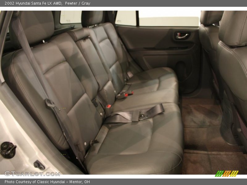Pewter / Gray 2002 Hyundai Santa Fe LX AWD