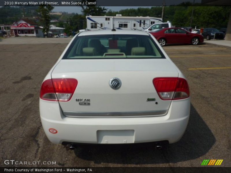 White Suede / Camel 2010 Mercury Milan V6 Premier