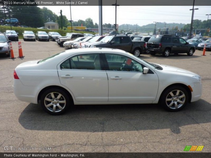 White Suede / Camel 2010 Mercury Milan V6 Premier
