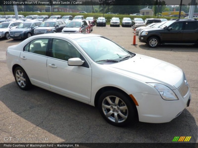 White Suede / Camel 2010 Mercury Milan V6 Premier