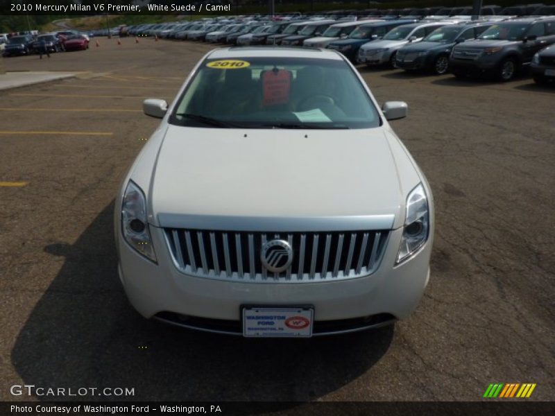White Suede / Camel 2010 Mercury Milan V6 Premier