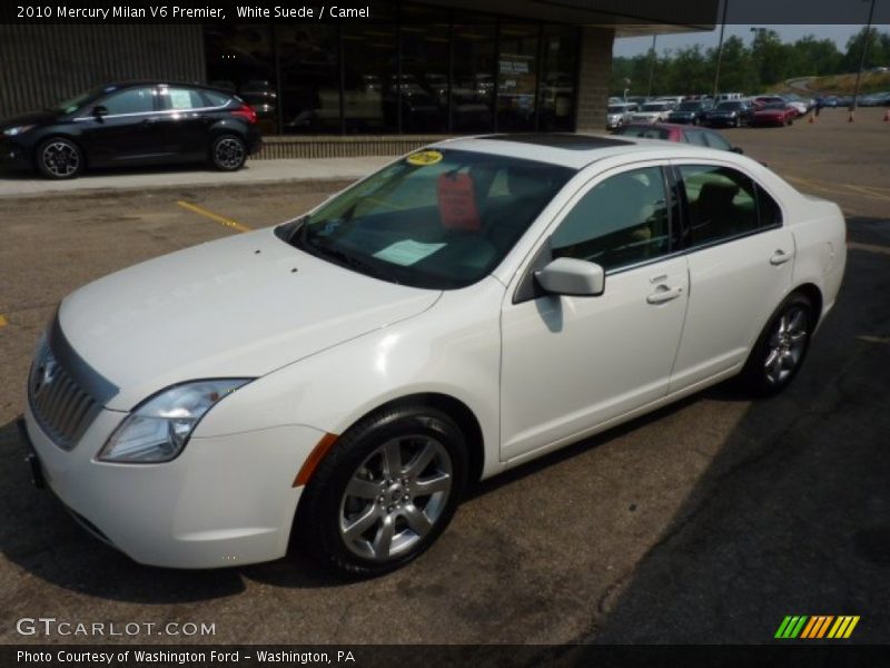 White Suede / Camel 2010 Mercury Milan V6 Premier