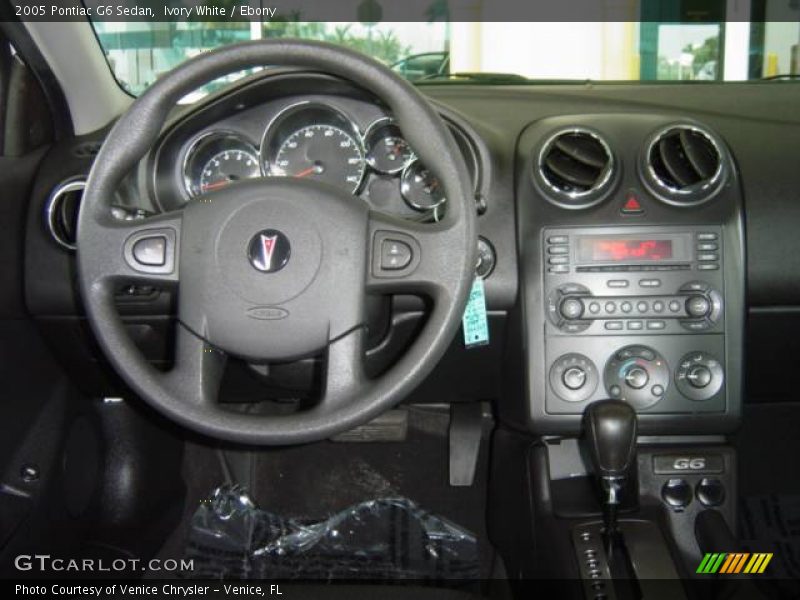 Ivory White / Ebony 2005 Pontiac G6 Sedan