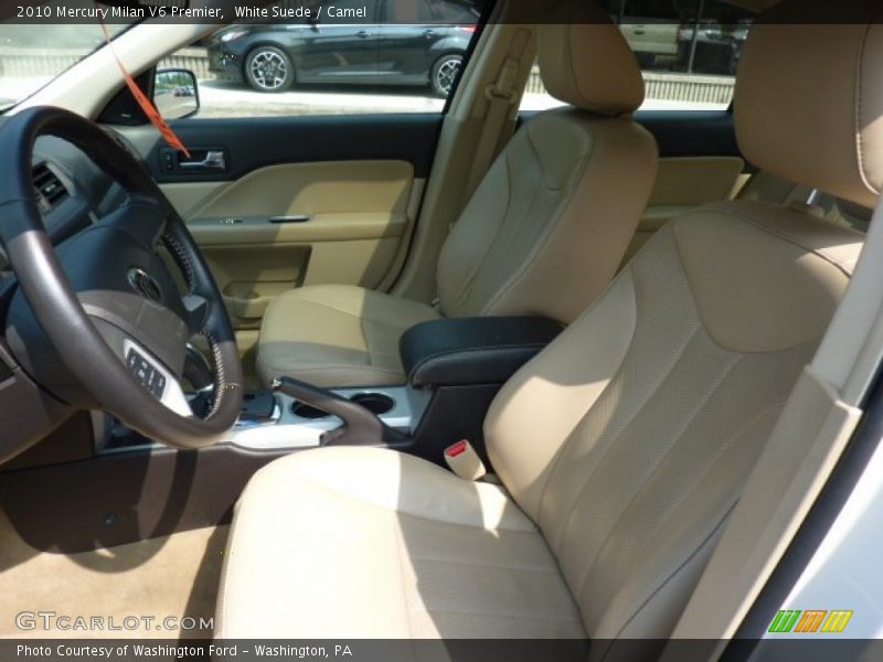 White Suede / Camel 2010 Mercury Milan V6 Premier
