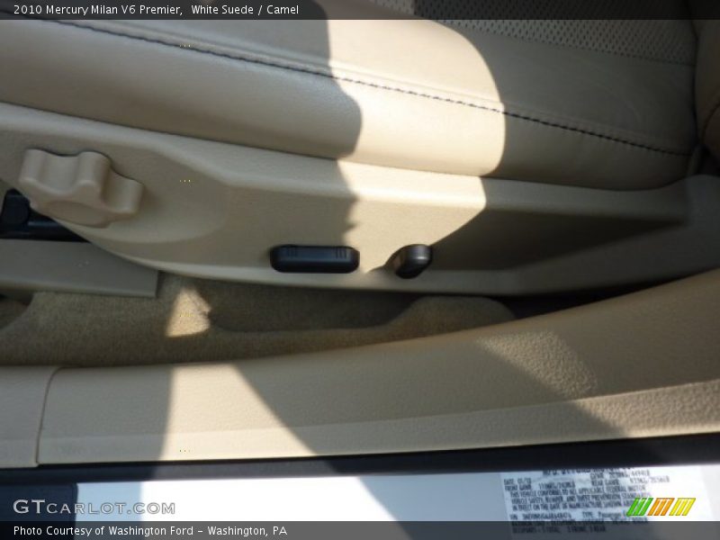 White Suede / Camel 2010 Mercury Milan V6 Premier