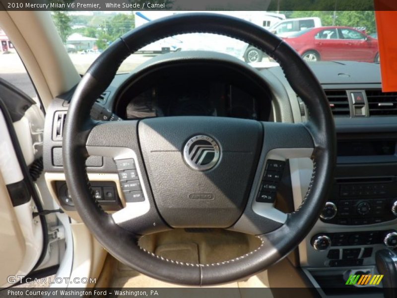 White Suede / Camel 2010 Mercury Milan V6 Premier