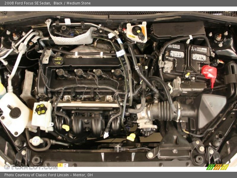 Black / Medium Stone 2008 Ford Focus SE Sedan