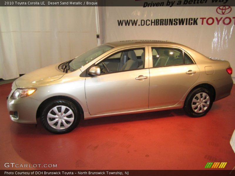 Desert Sand Metallic / Bisque 2010 Toyota Corolla LE