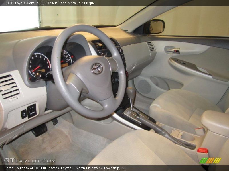 Desert Sand Metallic / Bisque 2010 Toyota Corolla LE