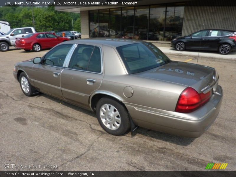 Arizona Beige Metallic / Medium Parchment 2005 Mercury Grand Marquis LS