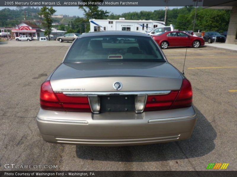 Arizona Beige Metallic / Medium Parchment 2005 Mercury Grand Marquis LS