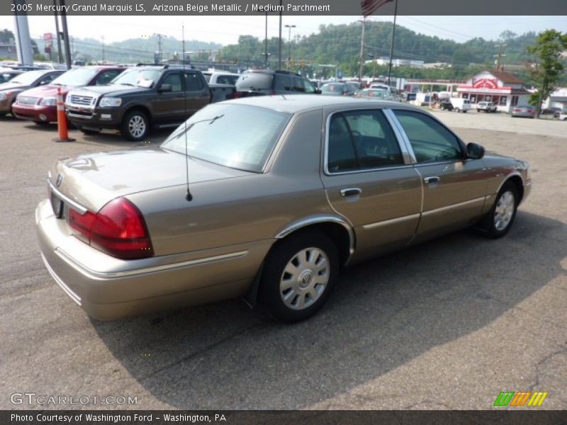 Arizona Beige Metallic / Medium Parchment 2005 Mercury Grand Marquis LS