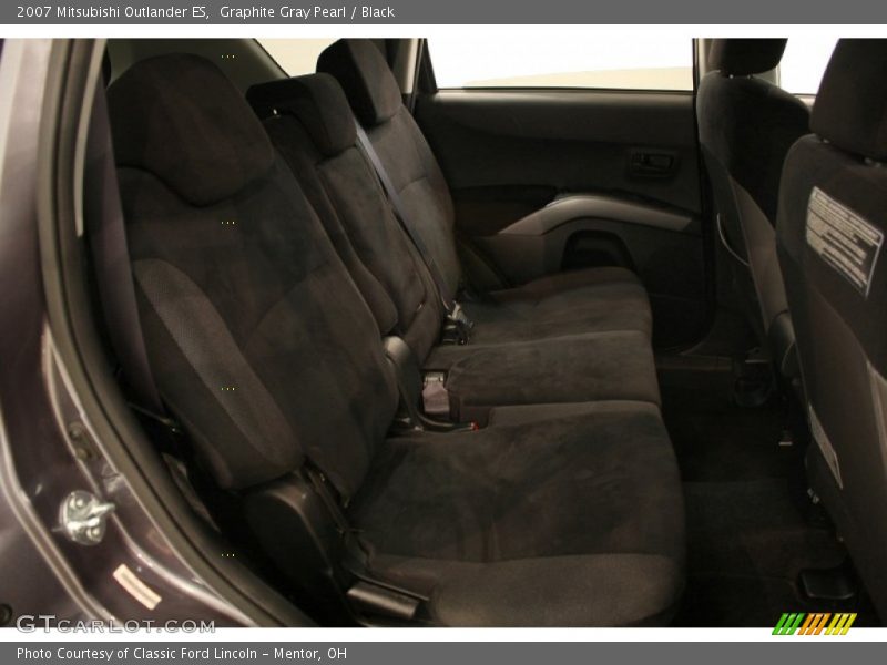 Graphite Gray Pearl / Black 2007 Mitsubishi Outlander ES