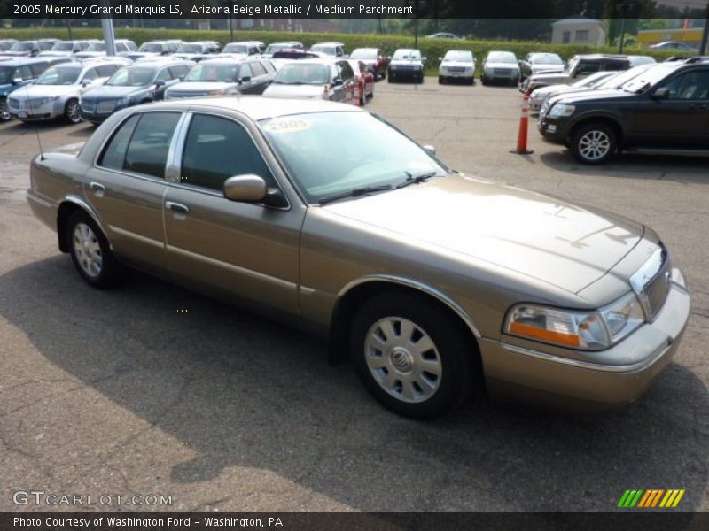 Arizona Beige Metallic / Medium Parchment 2005 Mercury Grand Marquis LS