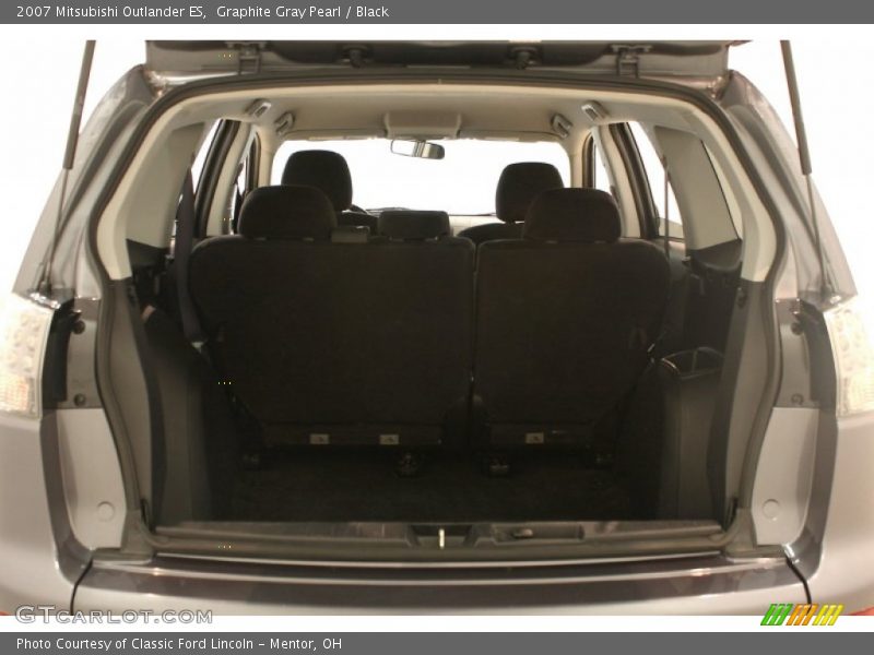 Graphite Gray Pearl / Black 2007 Mitsubishi Outlander ES