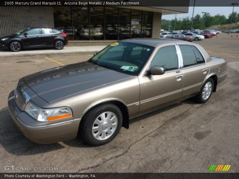 Arizona Beige Metallic / Medium Parchment 2005 Mercury Grand Marquis LS
