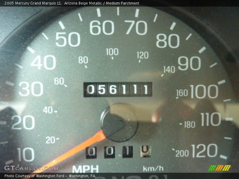 Arizona Beige Metallic / Medium Parchment 2005 Mercury Grand Marquis LS