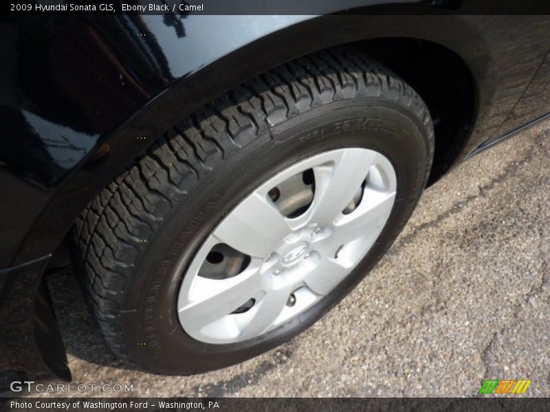 Ebony Black / Camel 2009 Hyundai Sonata GLS