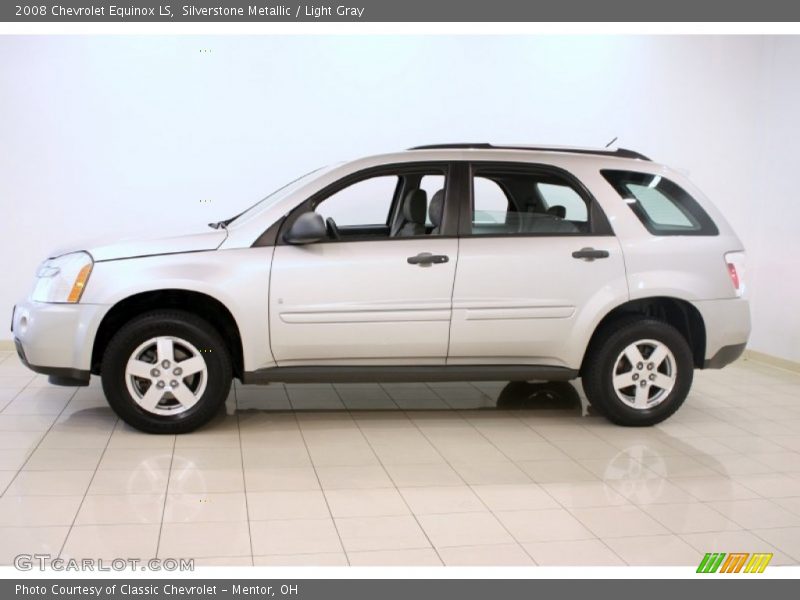 Silverstone Metallic / Light Gray 2008 Chevrolet Equinox LS