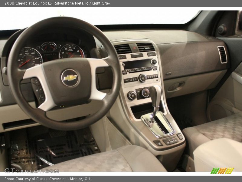 Silverstone Metallic / Light Gray 2008 Chevrolet Equinox LS