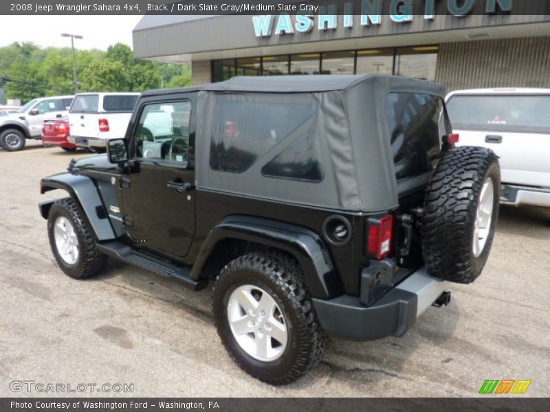 Black / Dark Slate Gray/Medium Slate Gray 2008 Jeep Wrangler Sahara 4x4
