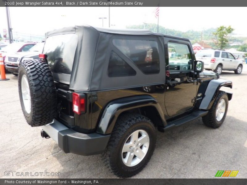 Black / Dark Slate Gray/Medium Slate Gray 2008 Jeep Wrangler Sahara 4x4